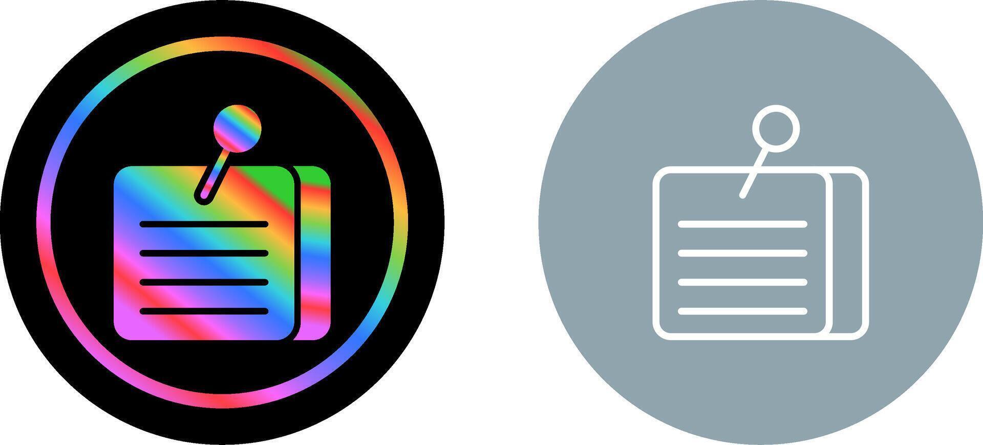 Memo Vector Icon