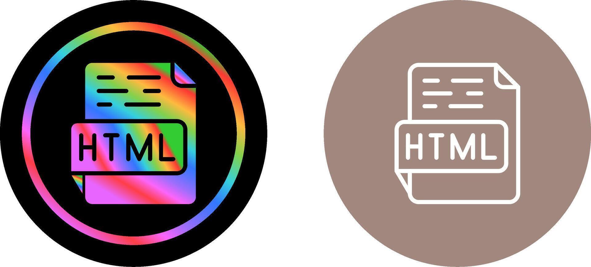 HTML Vector Icon