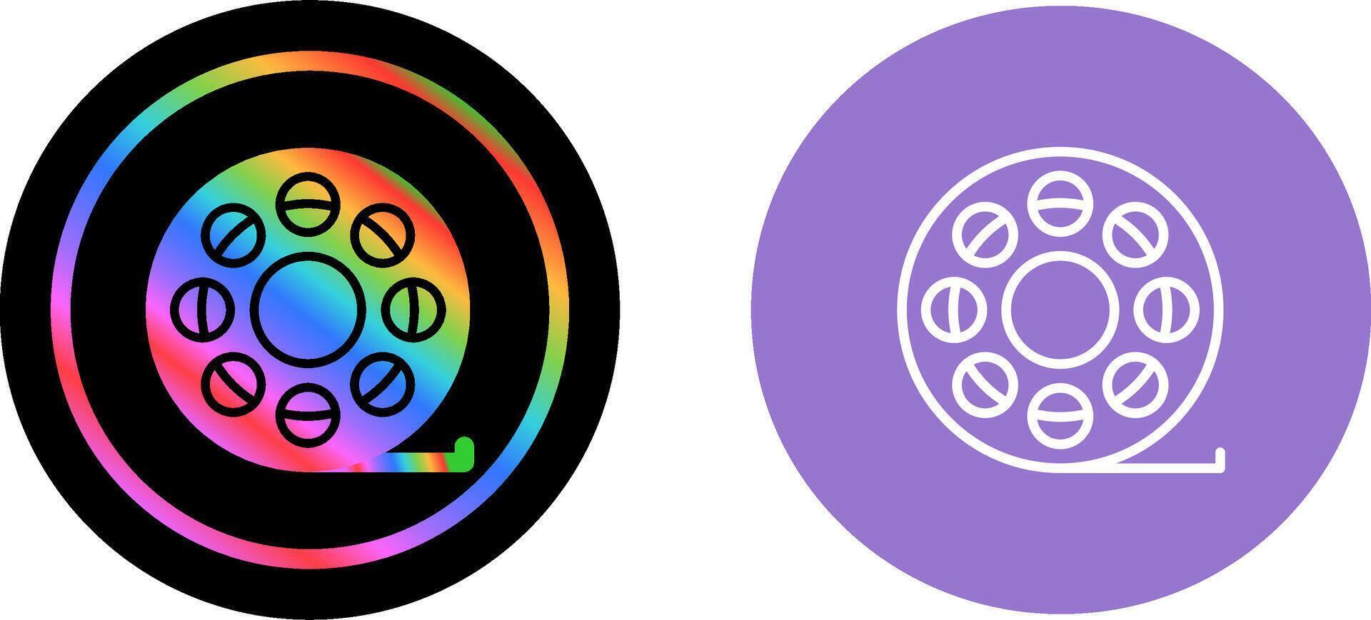 Film Reel Vector Icon