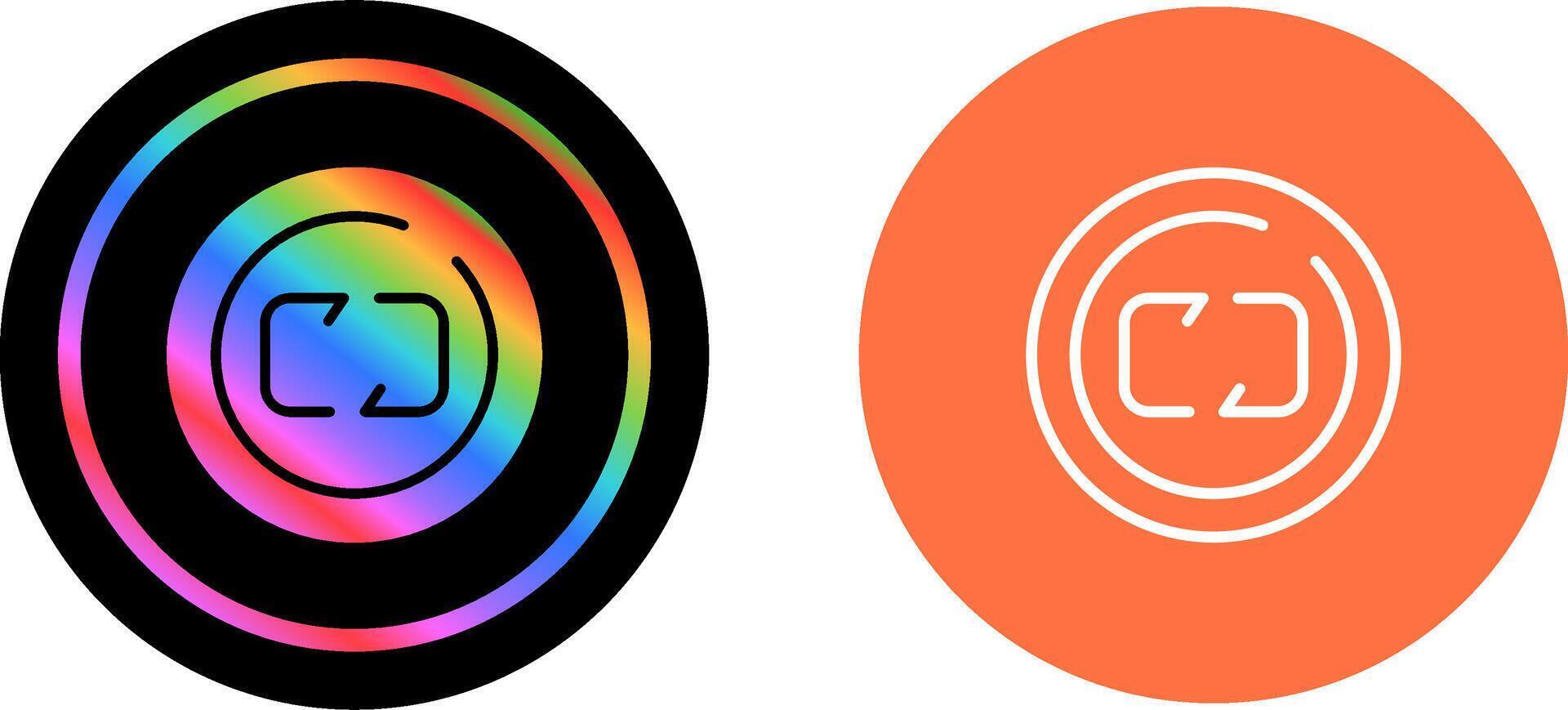 Repeat Circle Vector Icon