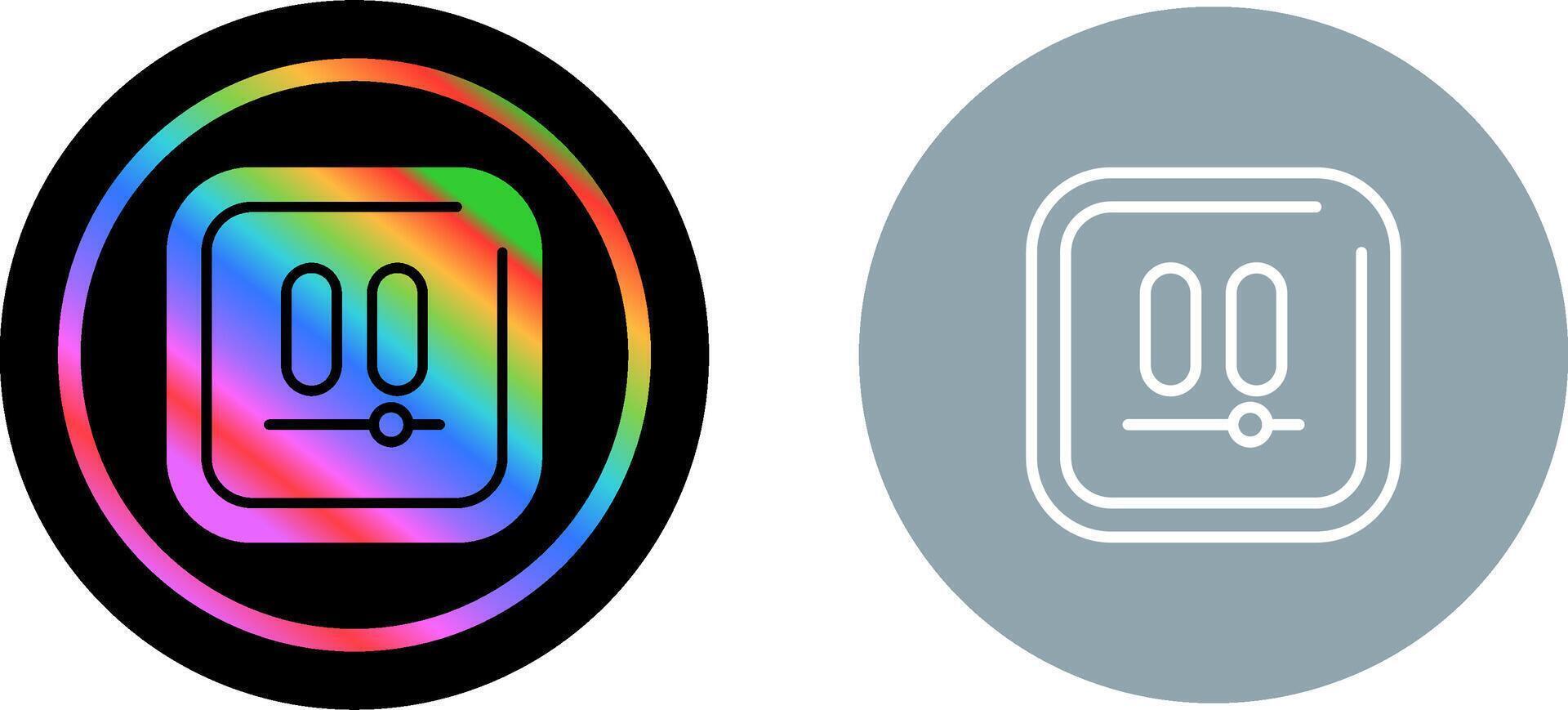 Video Pause Square Vector Icon