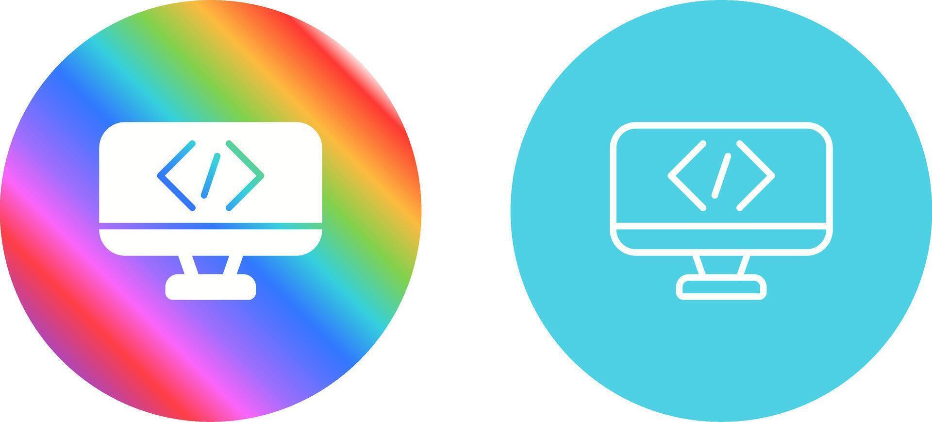 Coding Vector Icon
