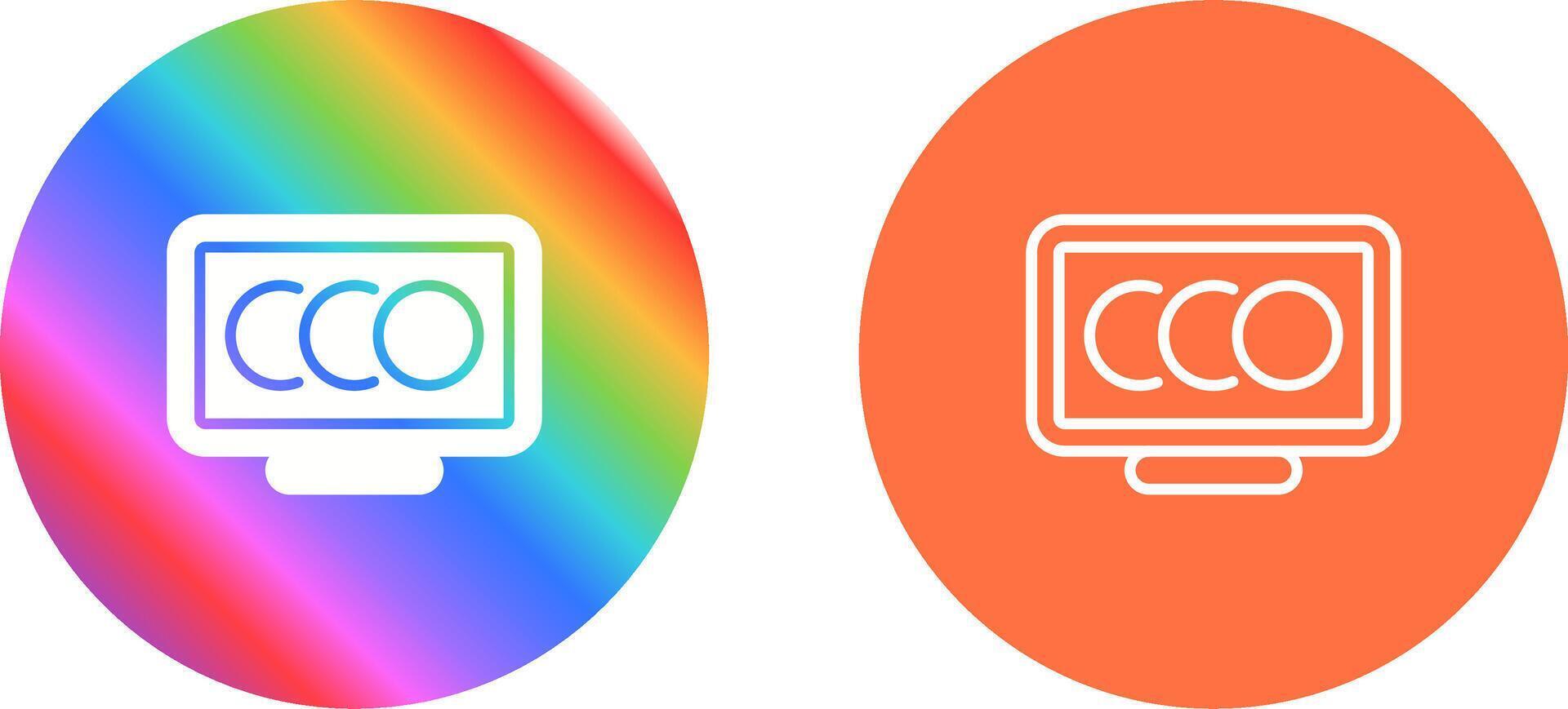 Desktop Computer Vector Icon