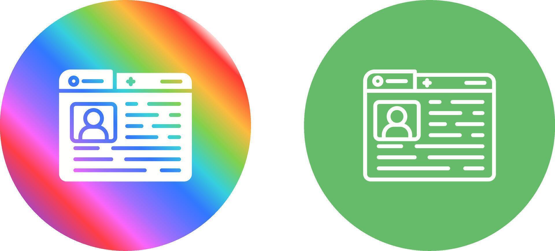 Profile Vector Icon