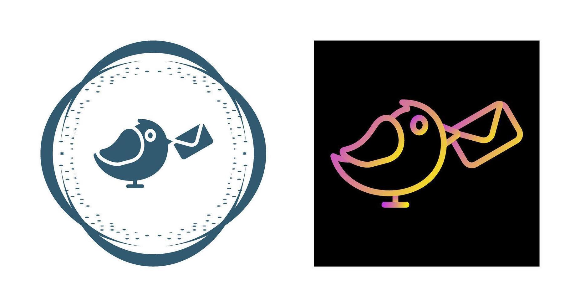 Carrier Pigeon Vector Icon