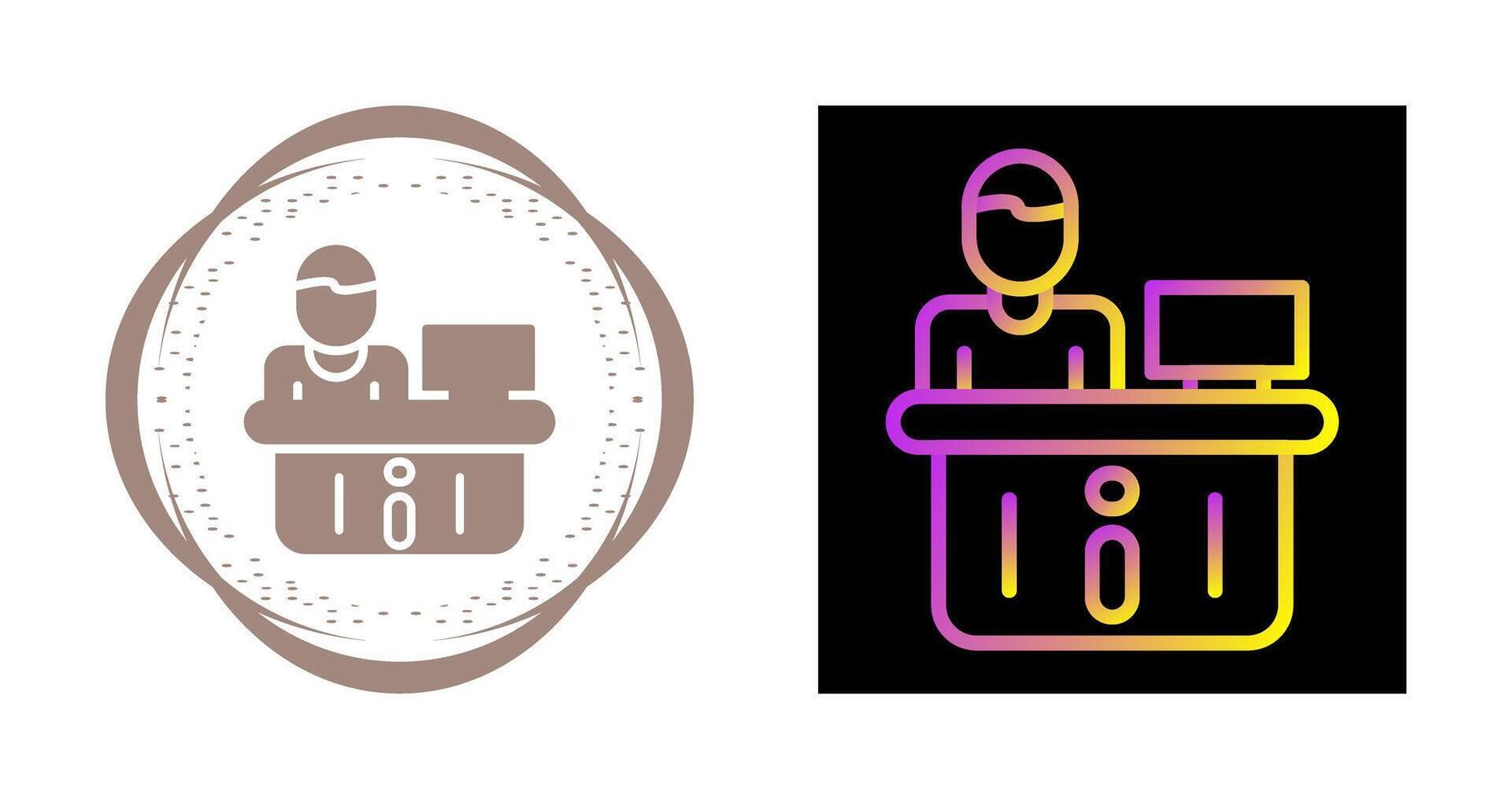 Reception Vector Icon