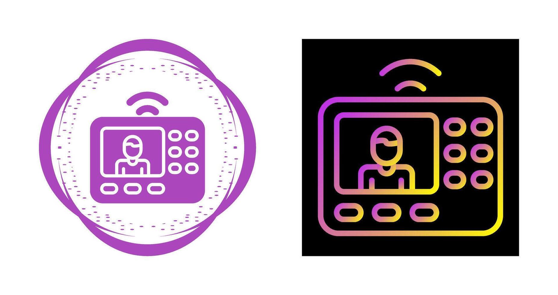 Intercom System Vector Icon