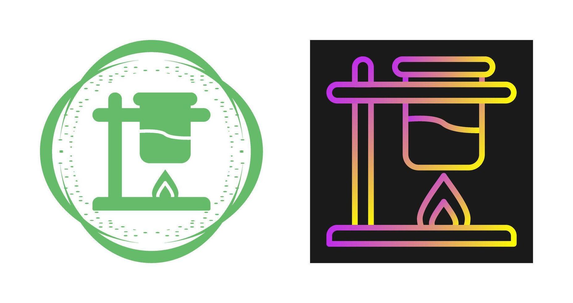 Bunsen Burner Vector Icon