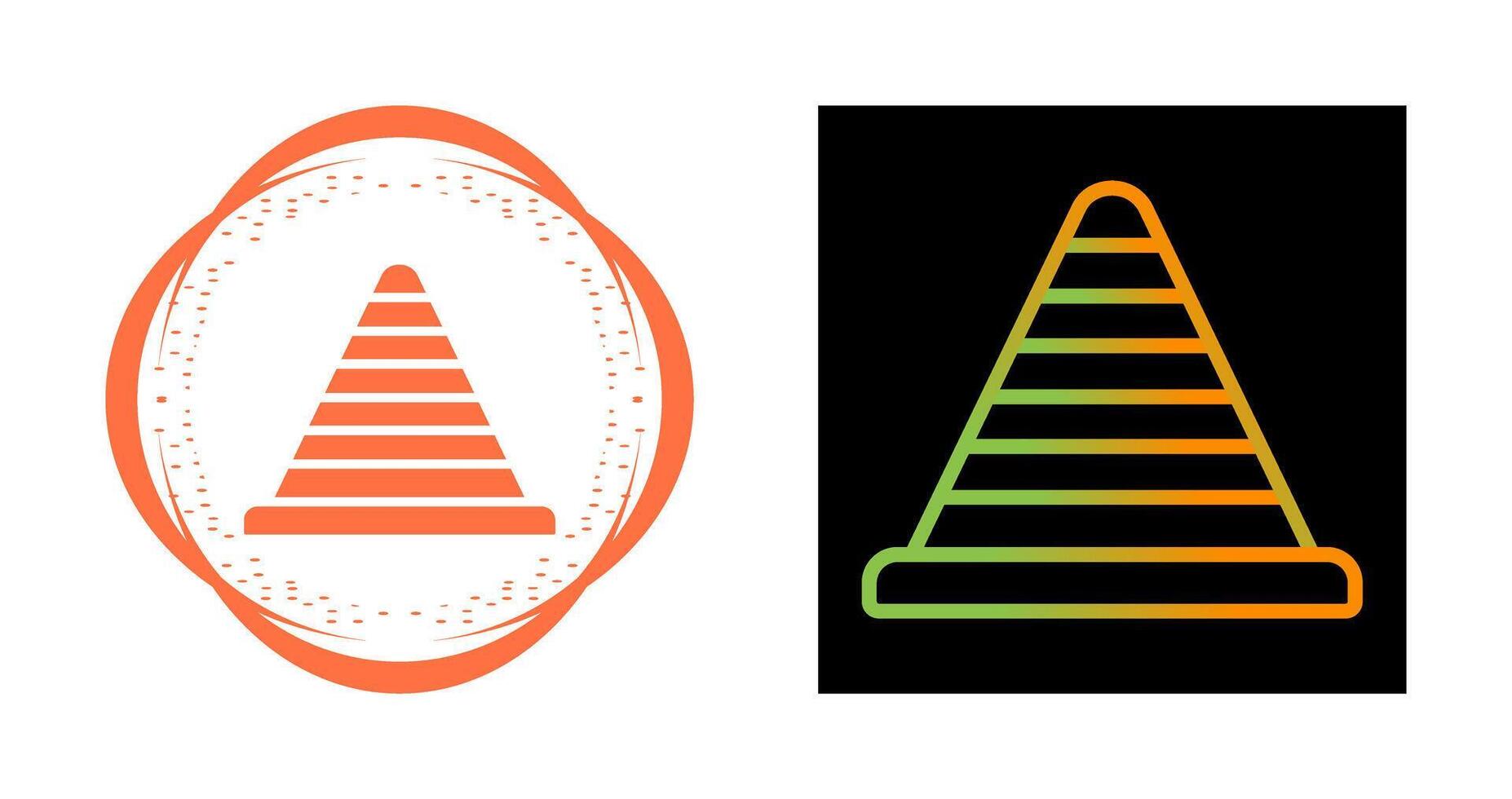 Traffic cone Vector Icon