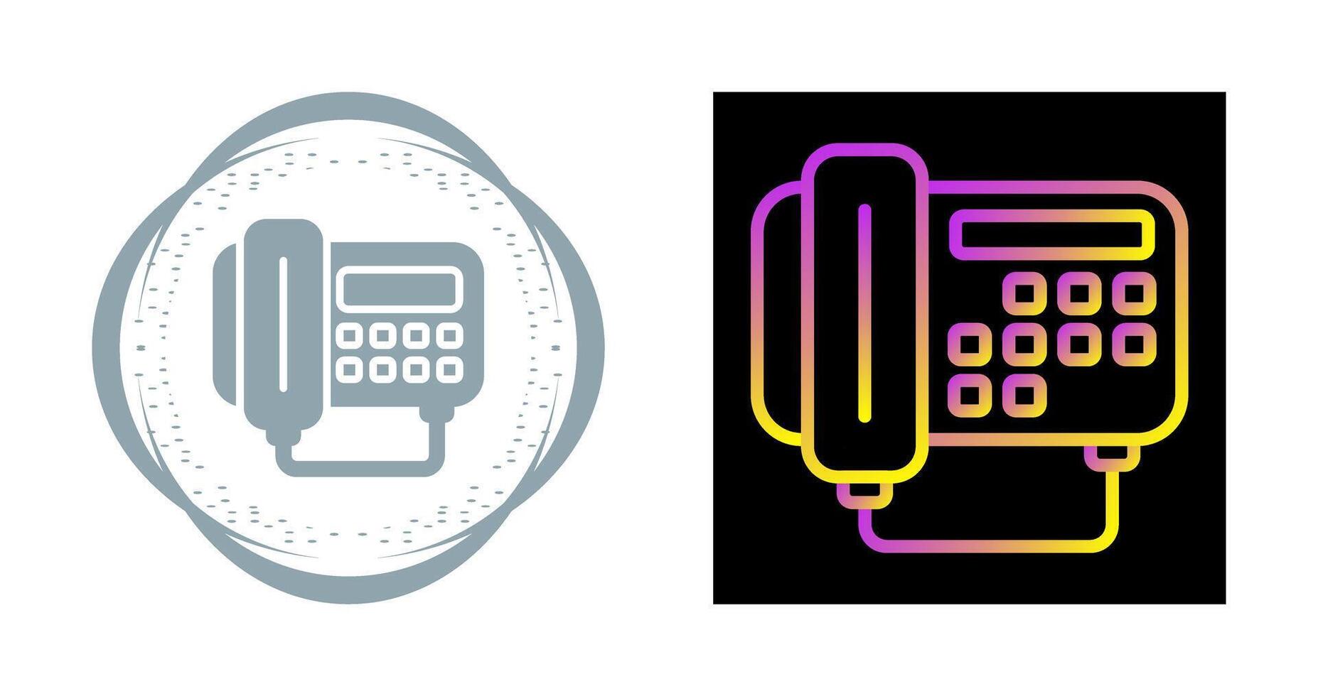 Fax Machine Vector Icon