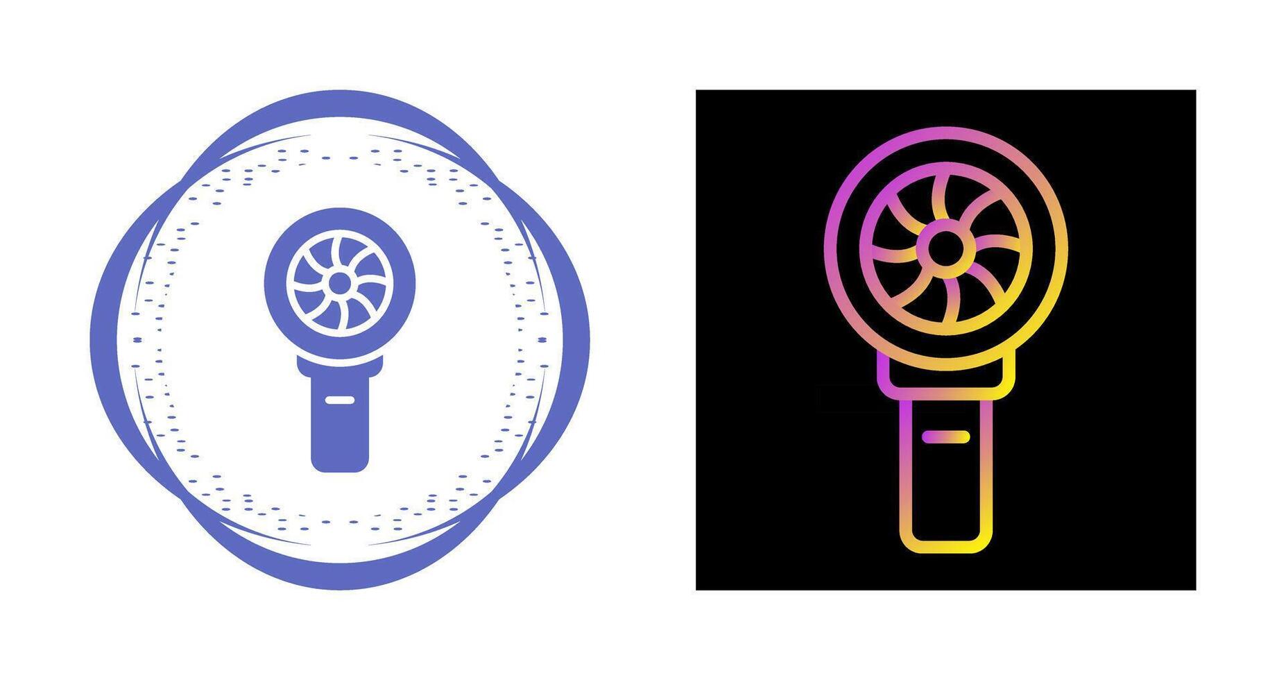Portable fan Vector Icon