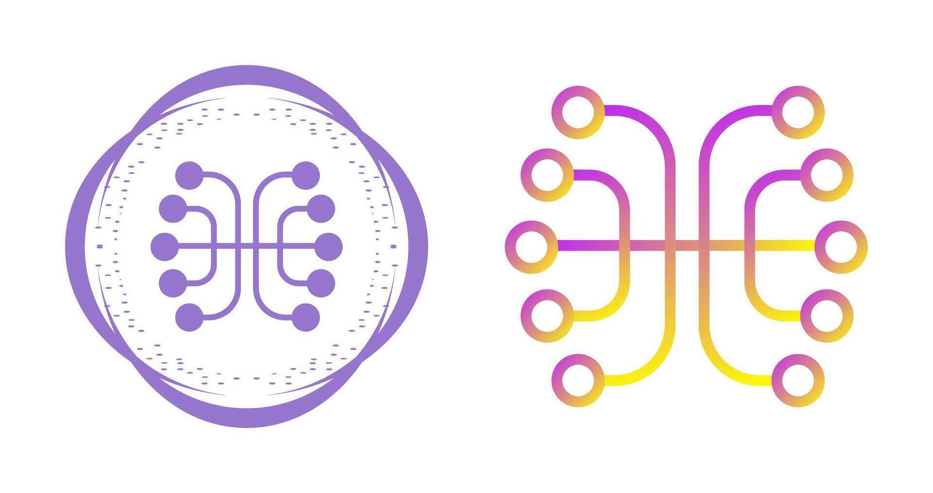 neural redes vector icono