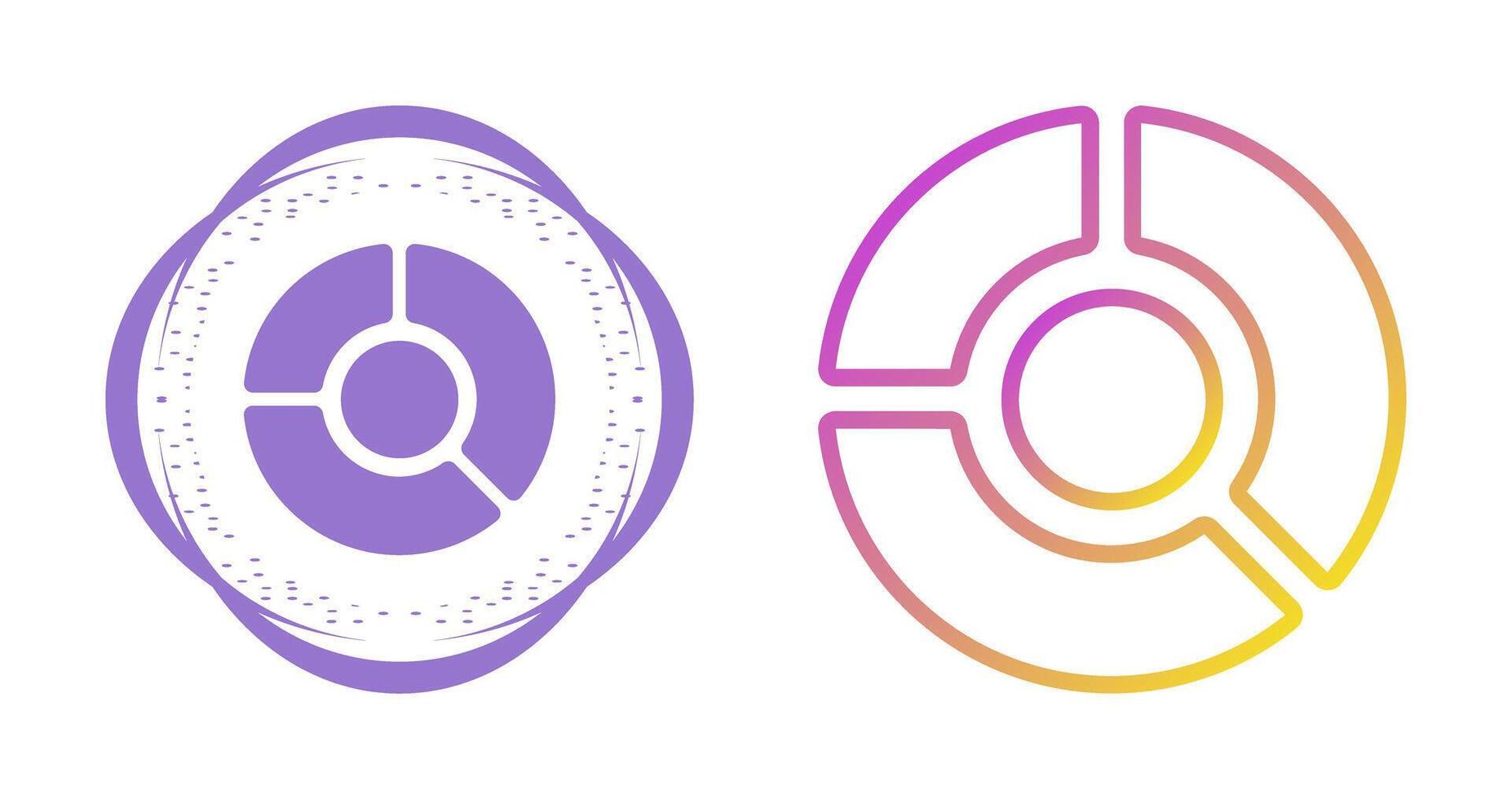 Pie Graph Vector Icon