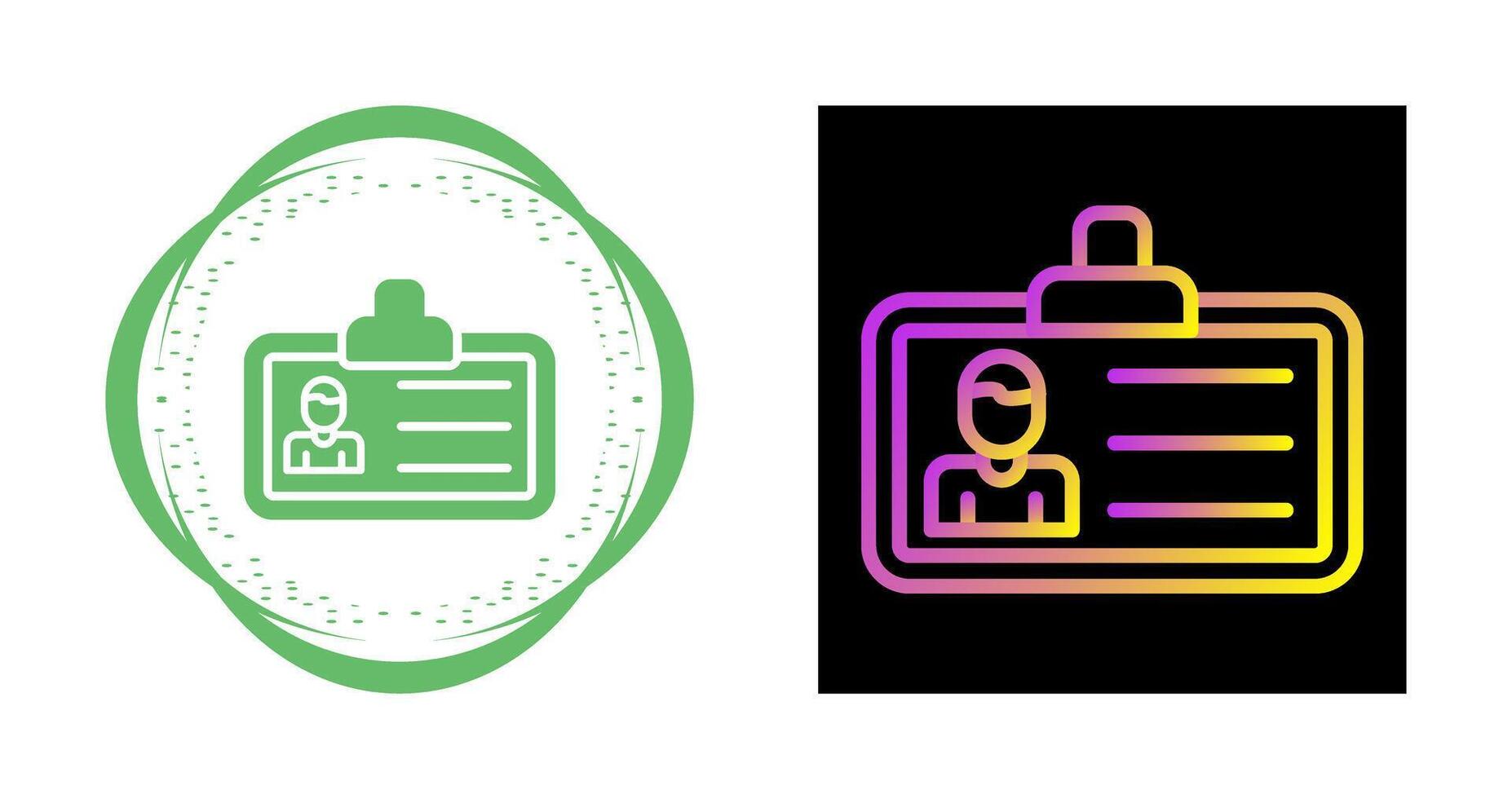 Id Card Vector Icon