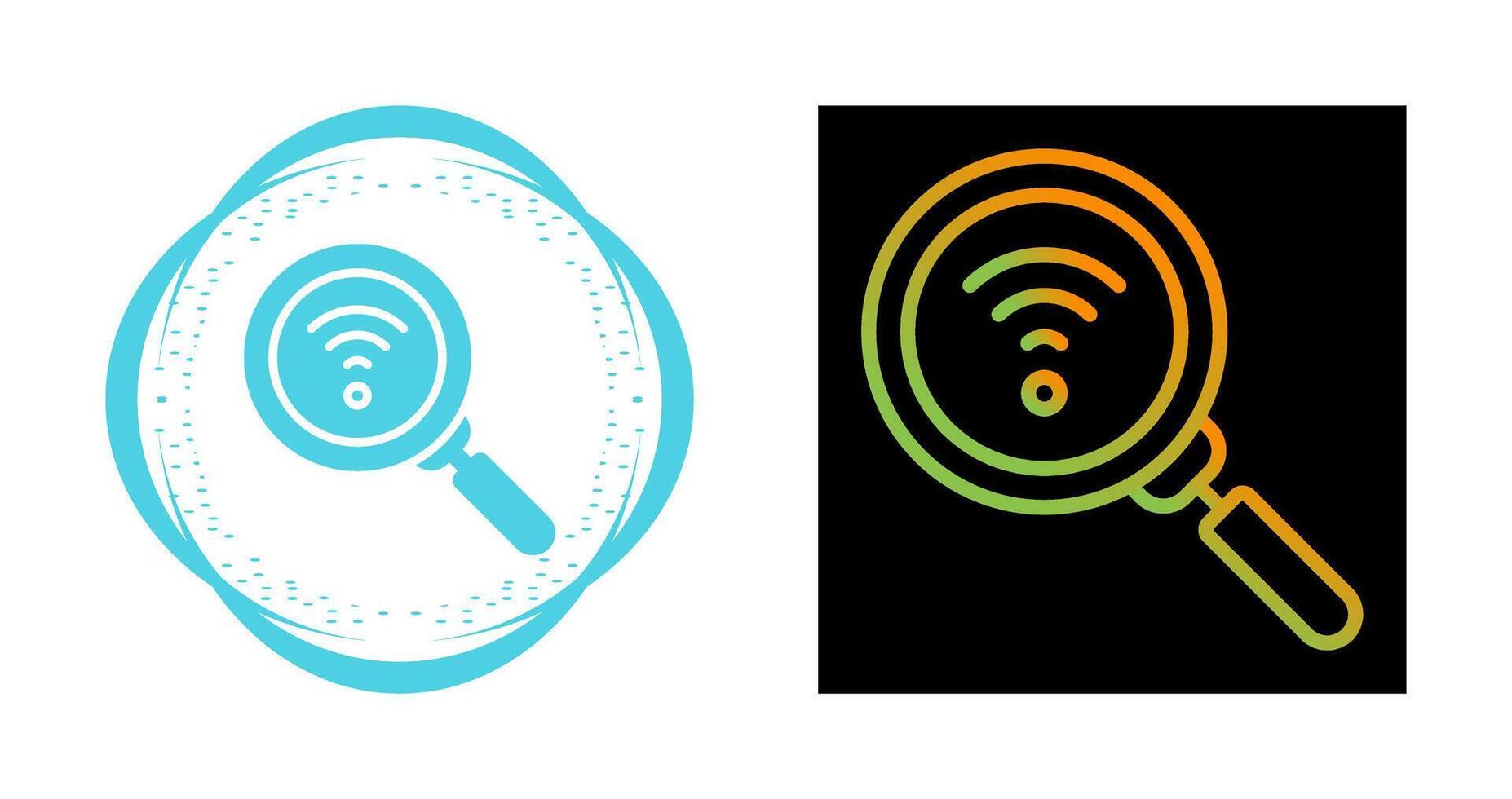 Network Discovery Vector Icon