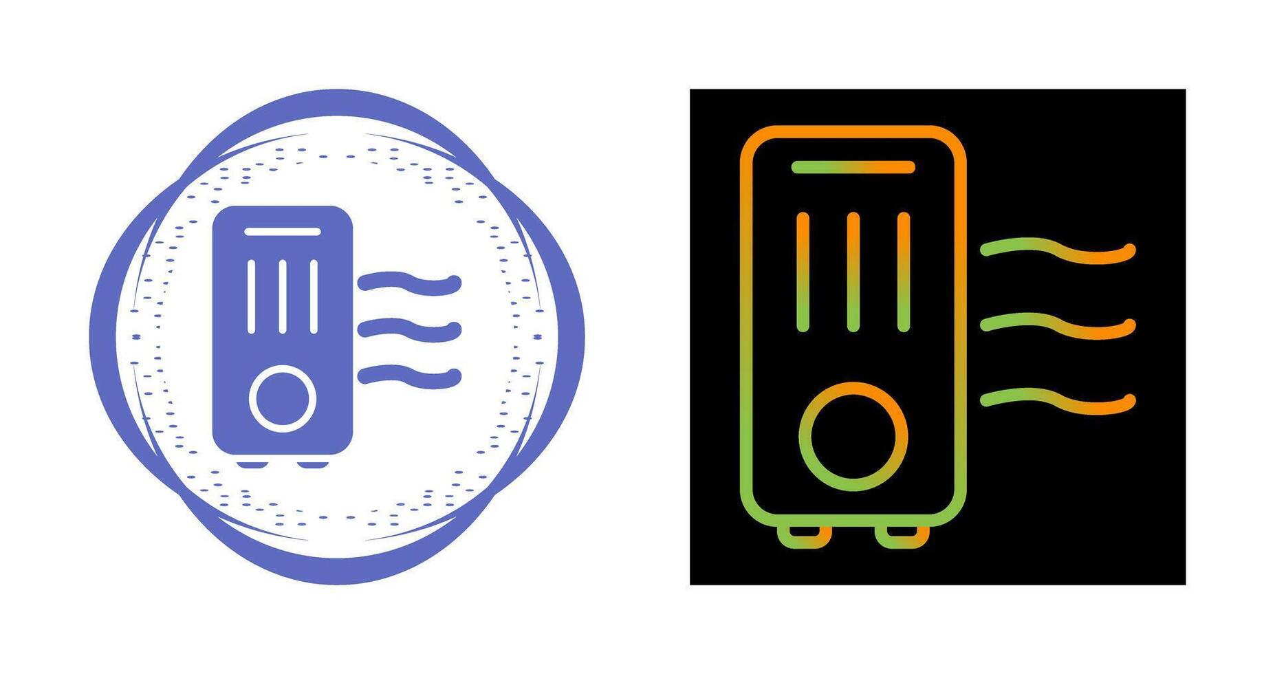 Portable Air Purifier Vector Icon