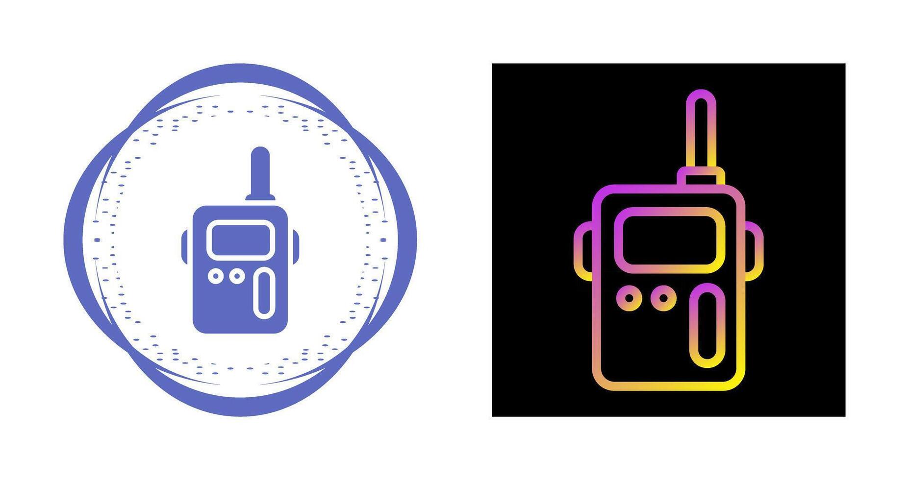 Walkie Talkie Vector Icon