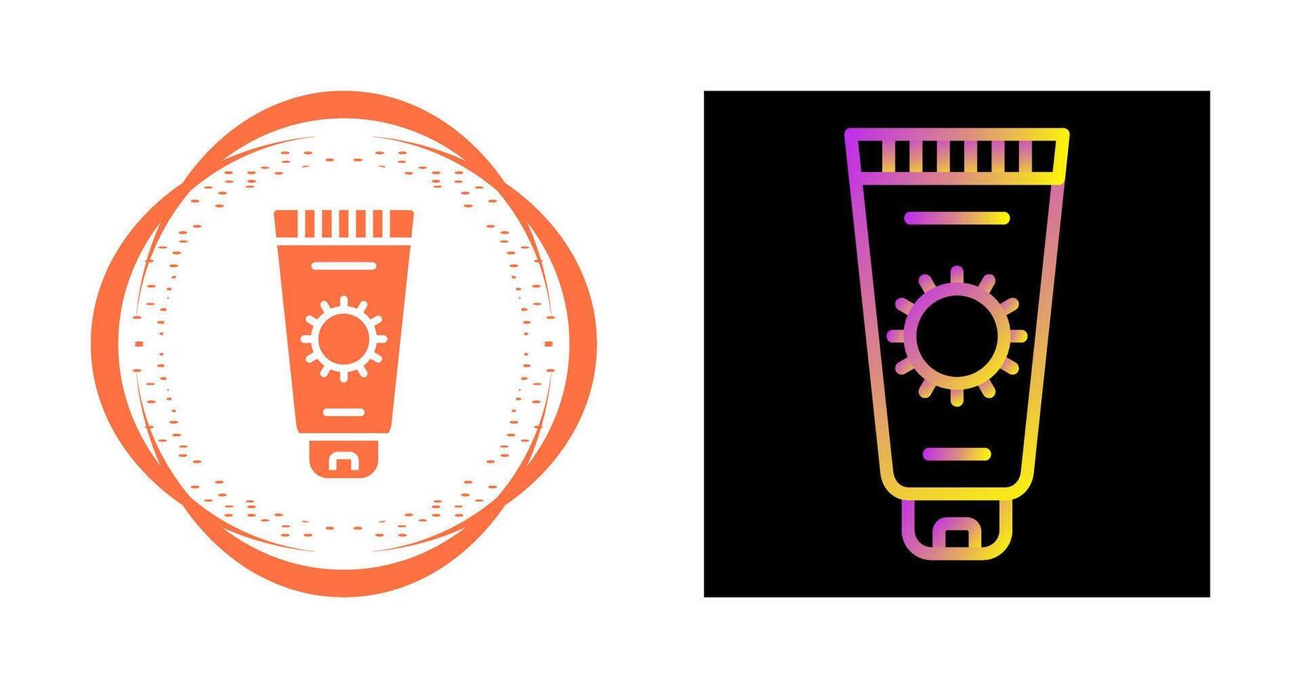 Sunscreen Vector Icon