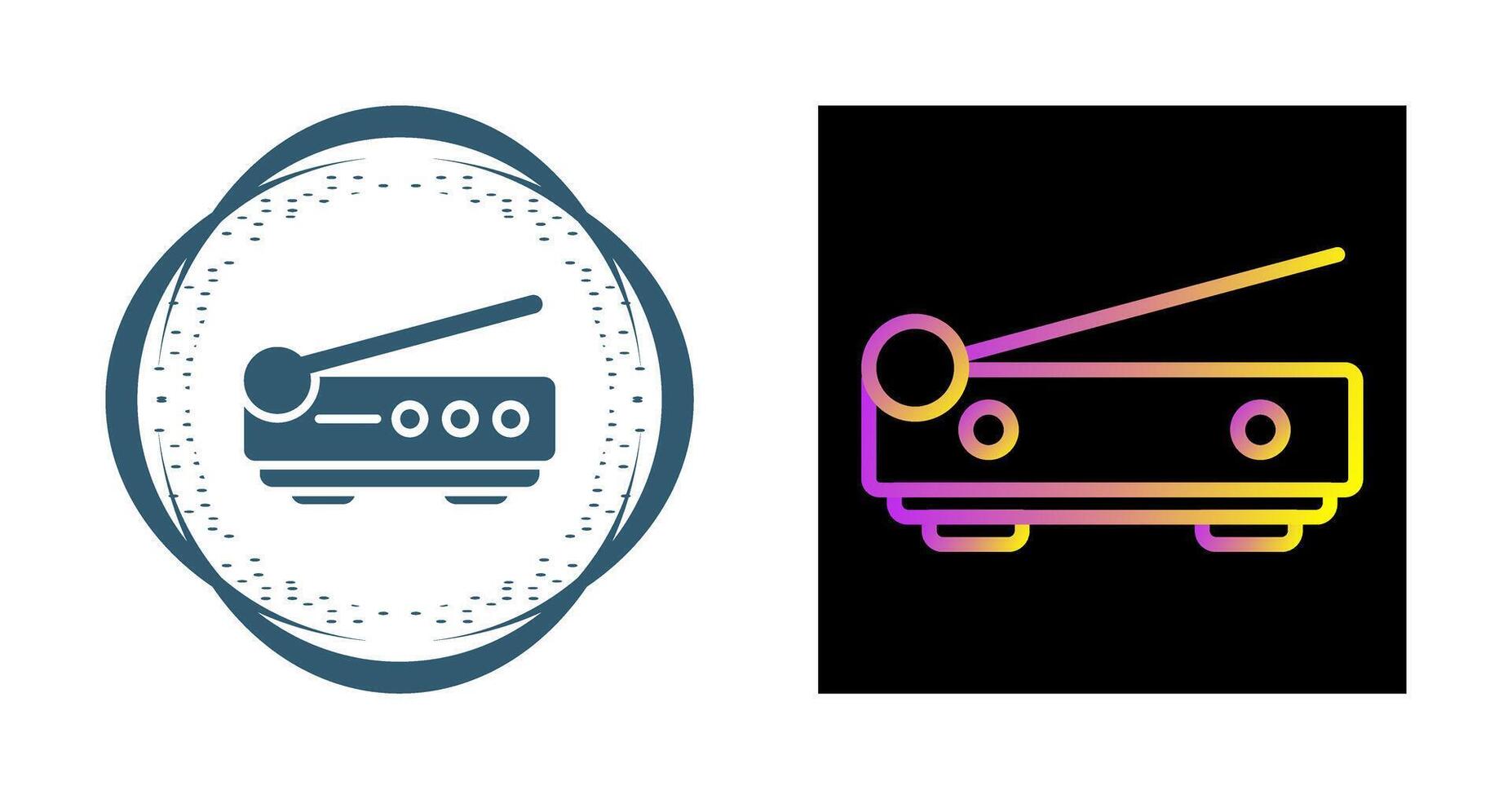 3D Scanner Vector Icon