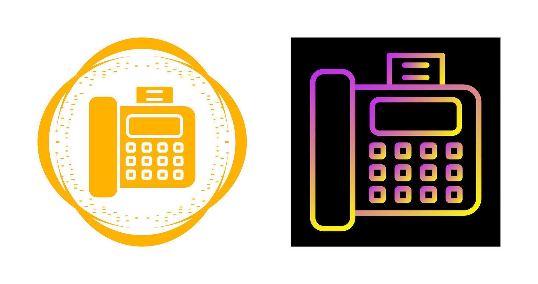 Fax Machine Vector Icon