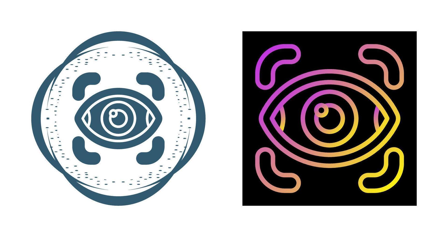 Retinal Scanner Vector Icon