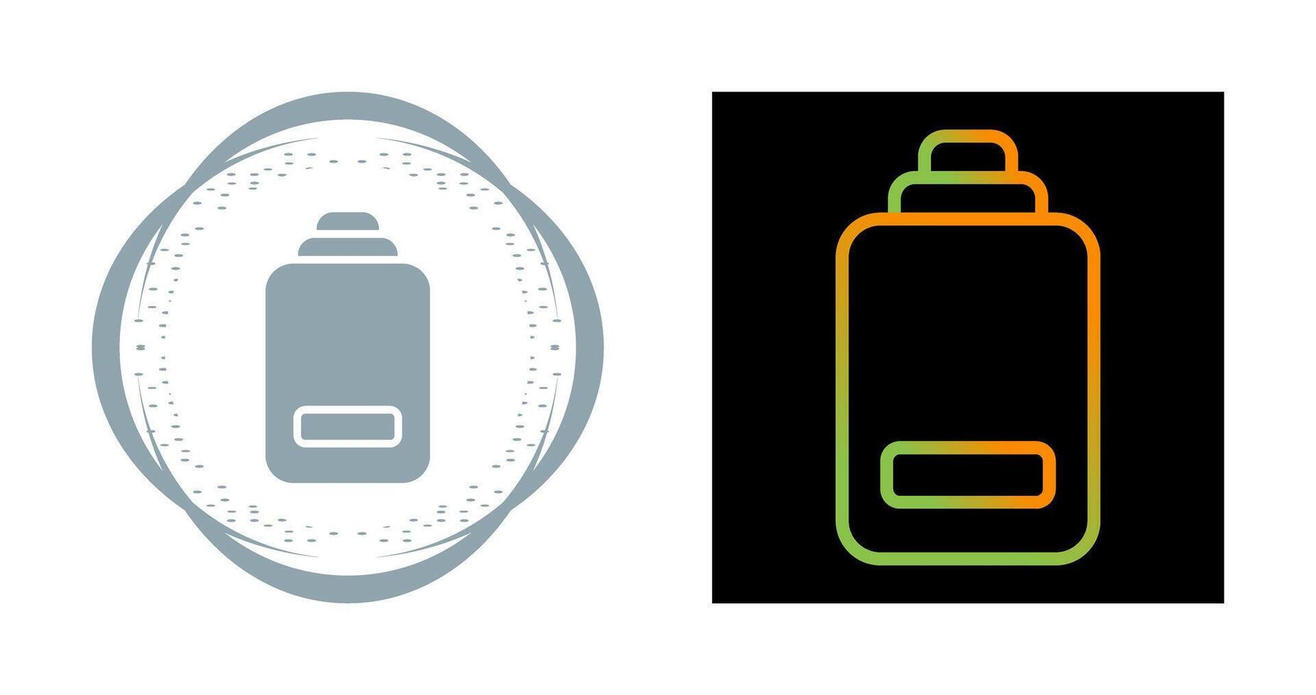 Low Battery Vector Icon