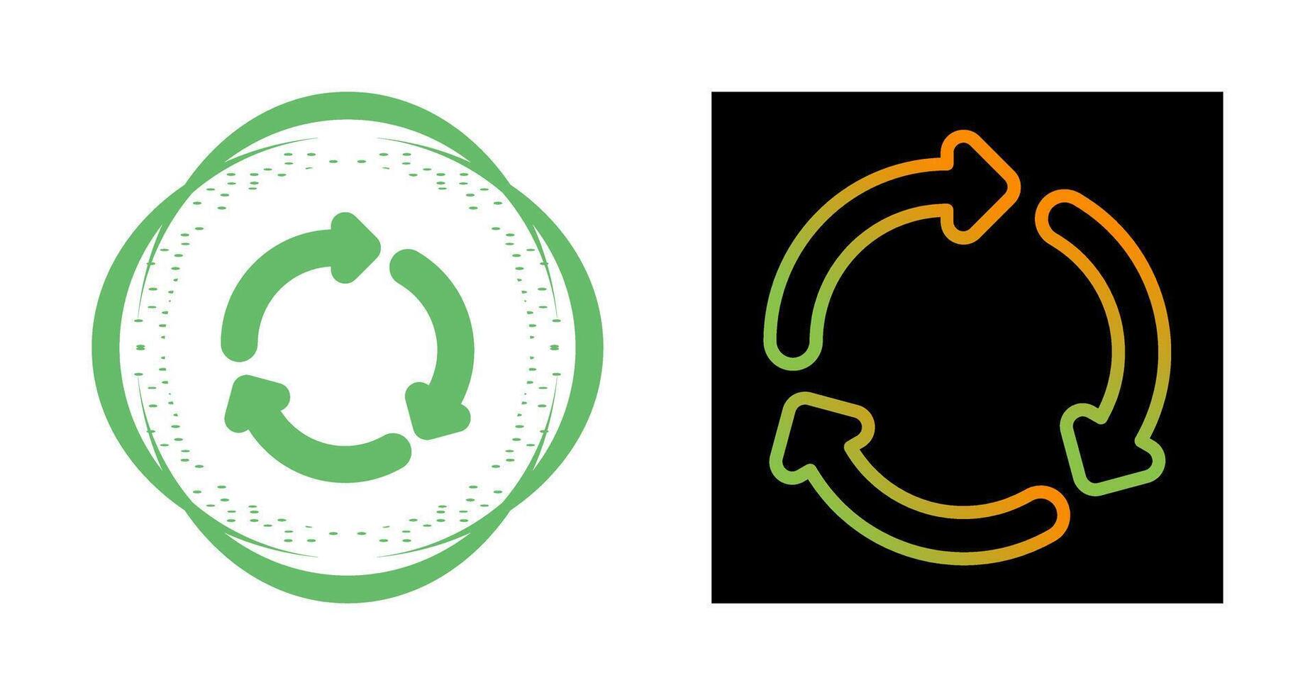 Recycling symbol Vector Icon