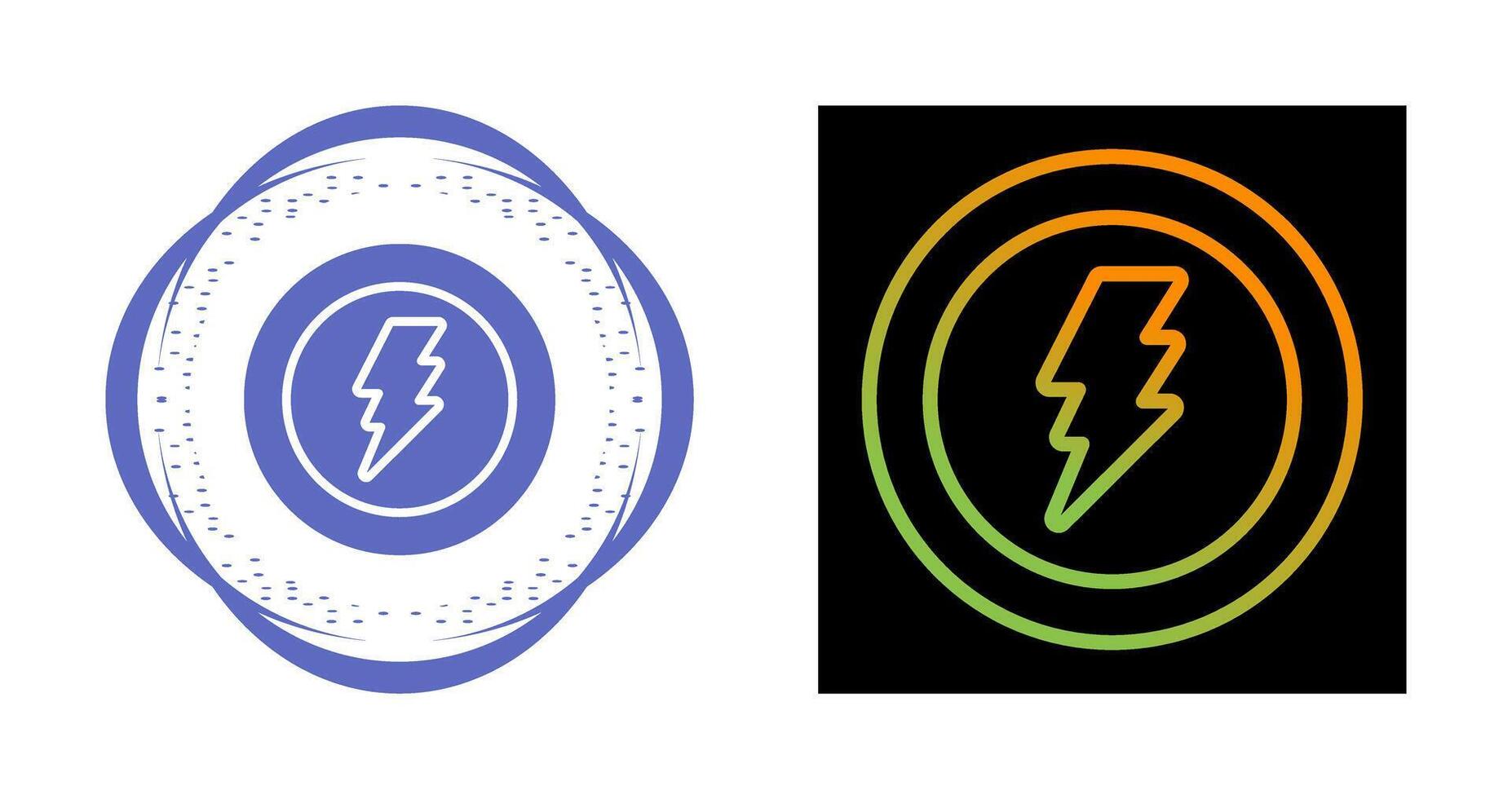 Lightning bolt Vector Icon