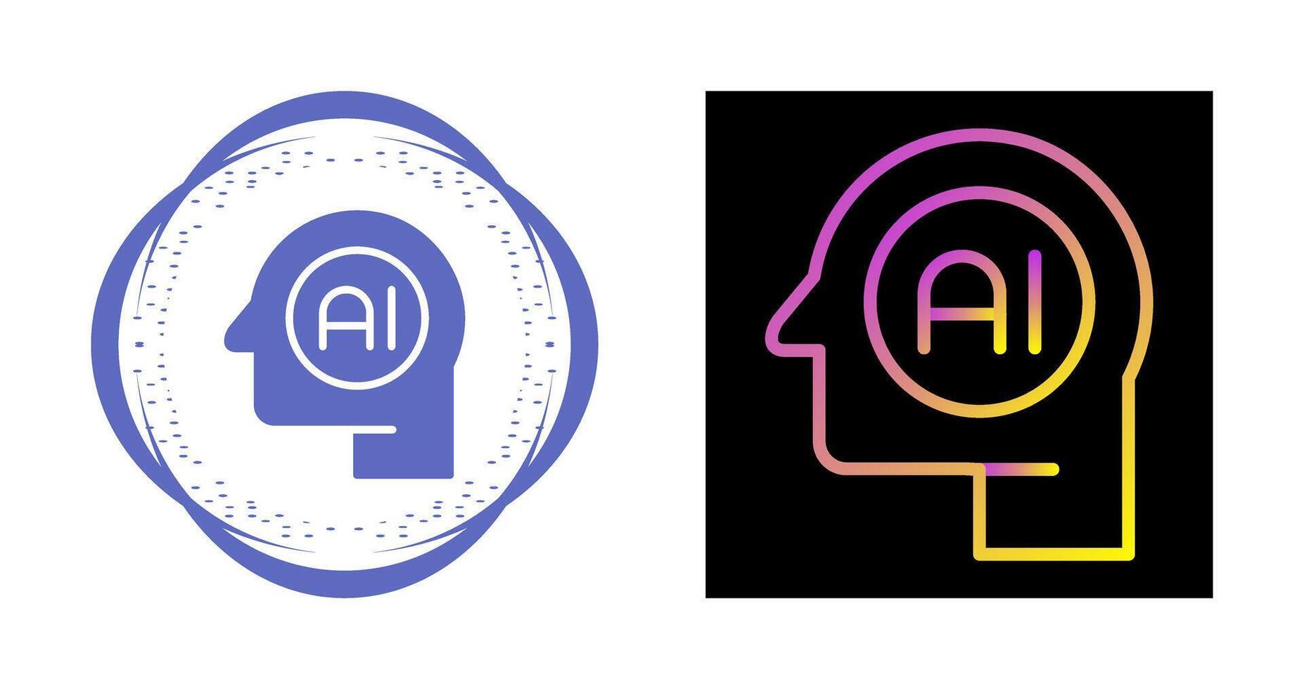 Artificial Intelligence Vector Icon