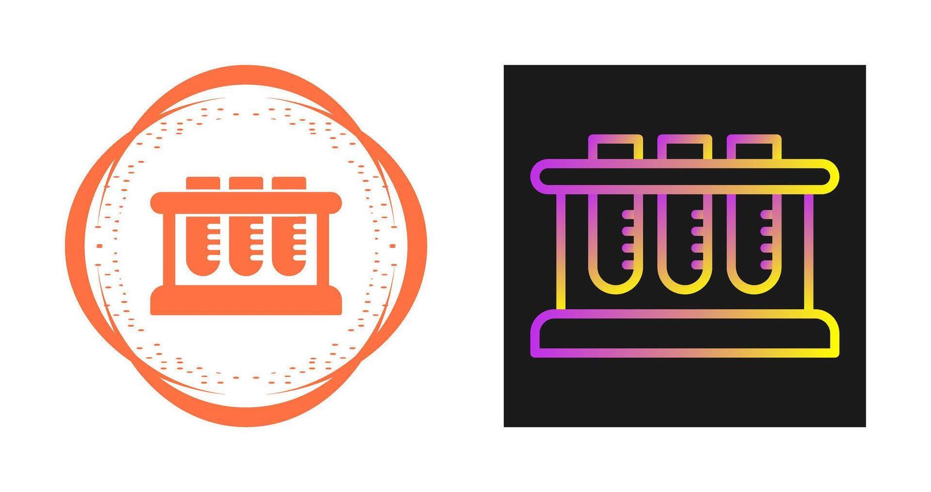 Test Tube Rack Vector Icon