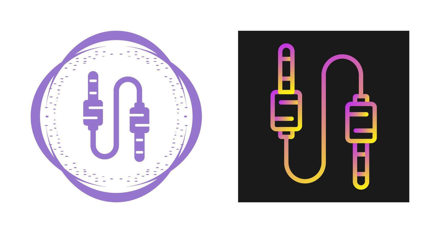 Audio Cable Vector Icon