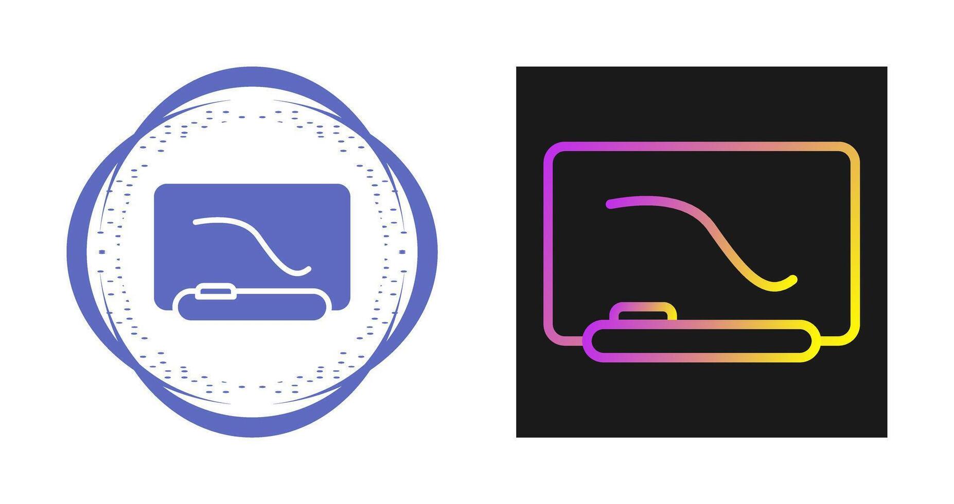 Interactive Whiteboard Vector Icon