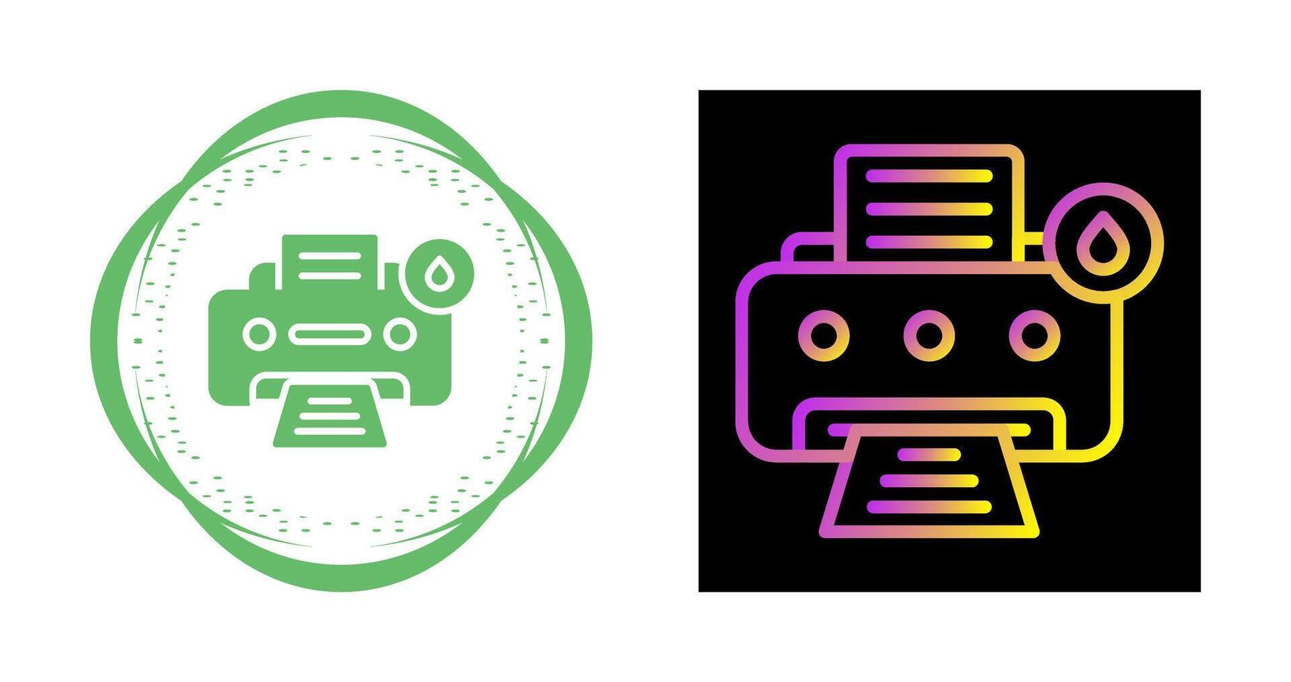 Inkjet Printer Vector Icon
