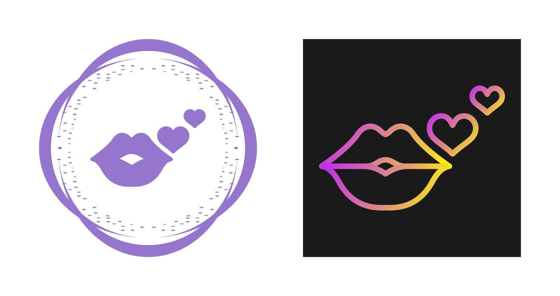 Kiss Vector Icon