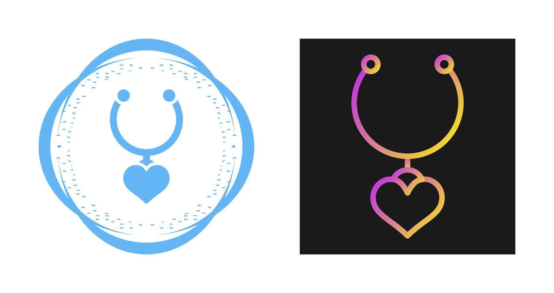 Heart Shaped Locket Vector Icon