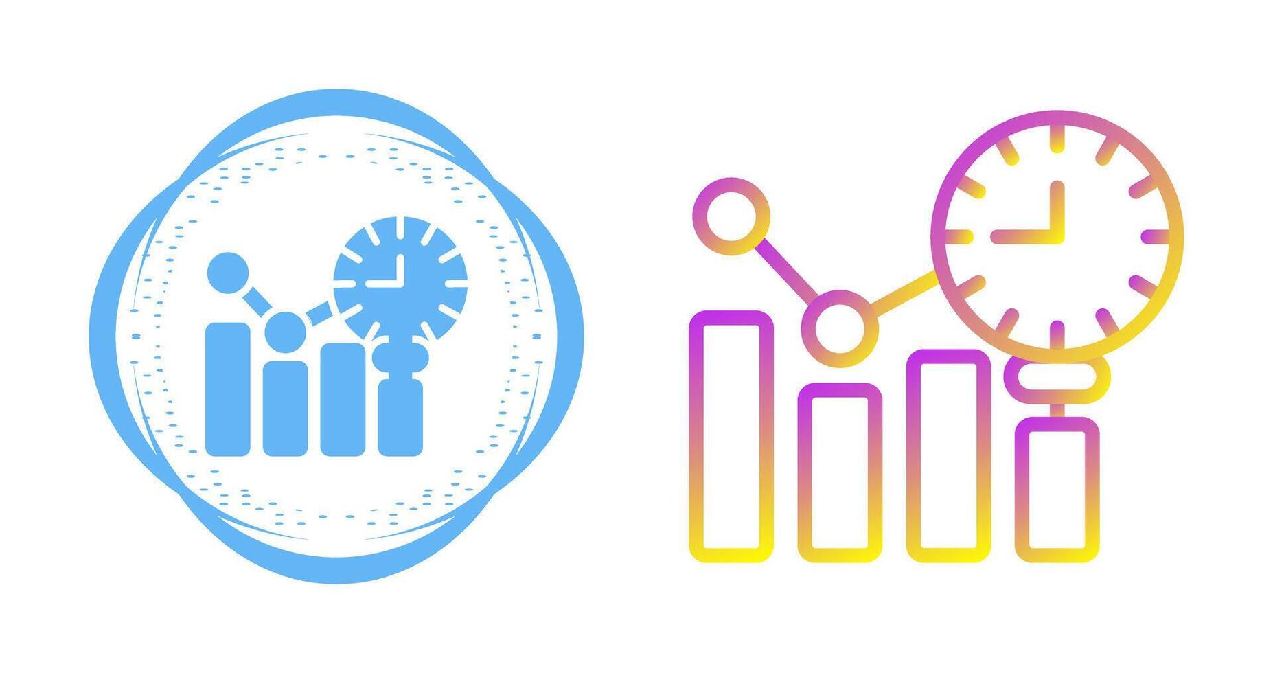Sales Forecasting Vector Icon