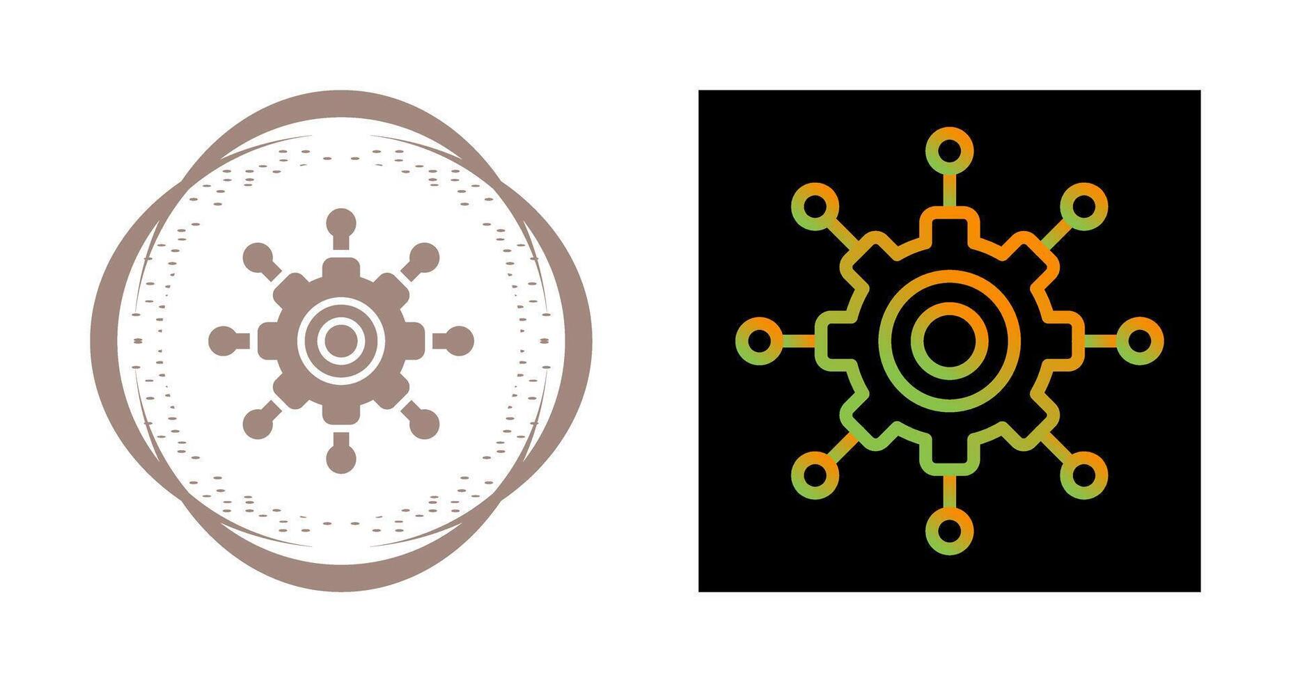Microservices Vector Icon