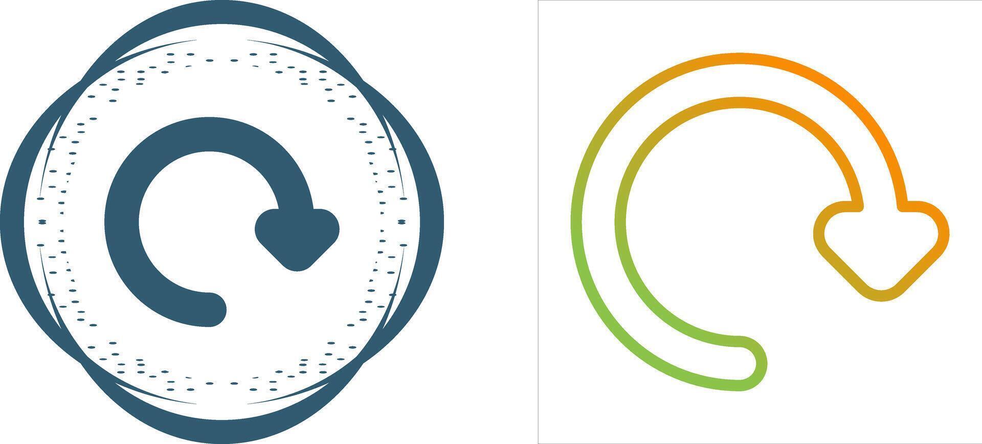 Rotate Right Vector Icon