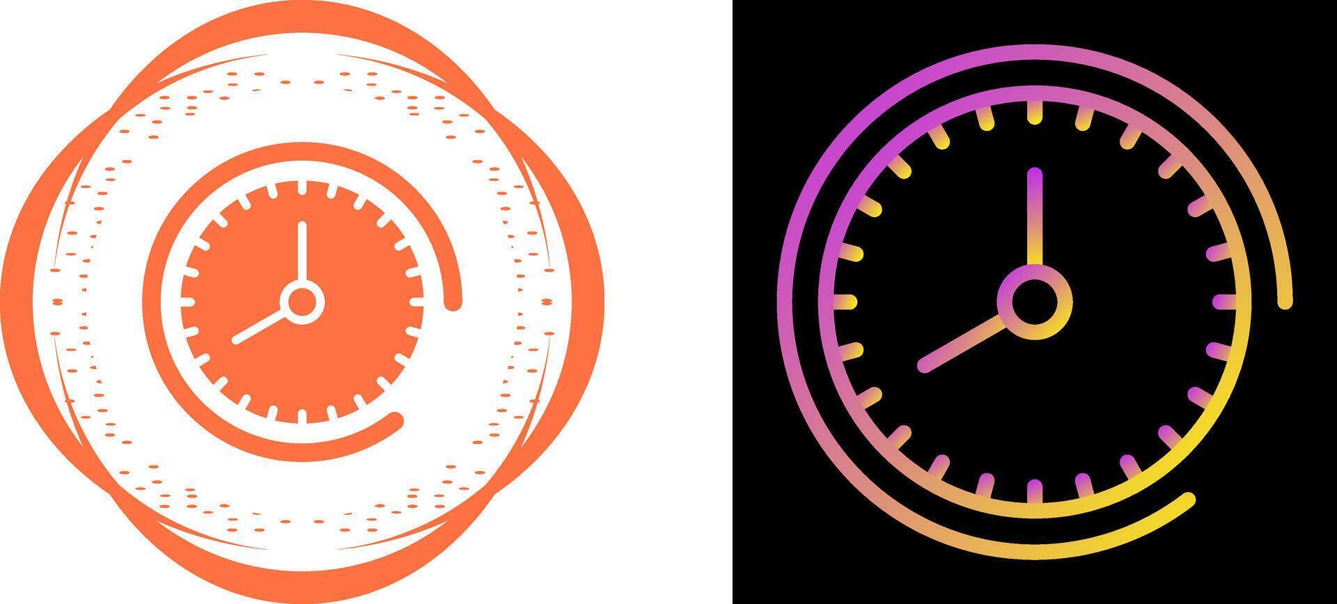 icono de vector de reloj