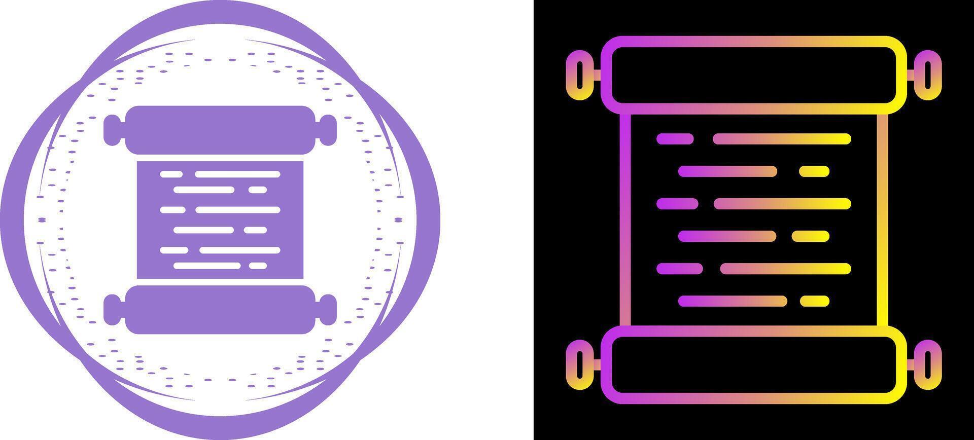 Scroll Vector Icon