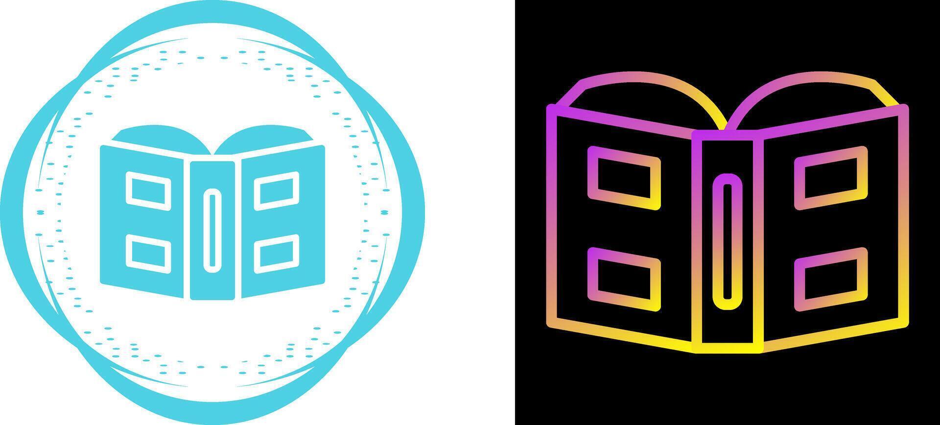 Open book Vector Icon