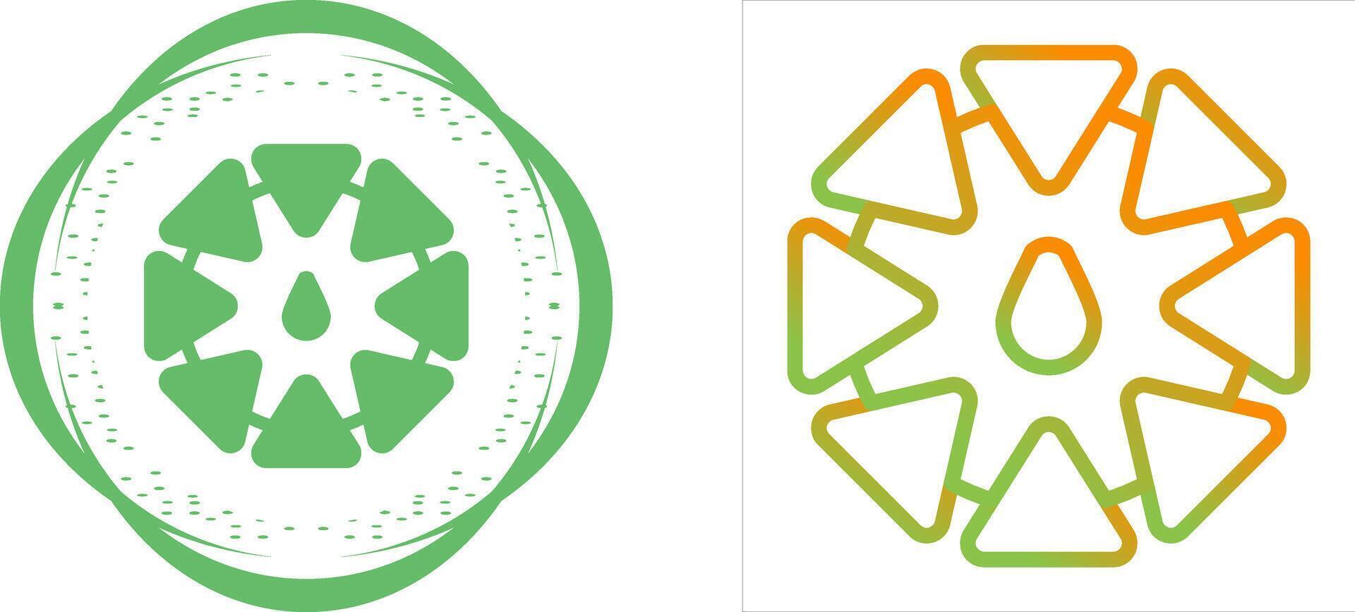 Color Wheel Vector Icon