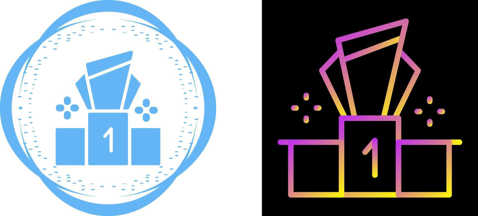 Podium Vector Icon