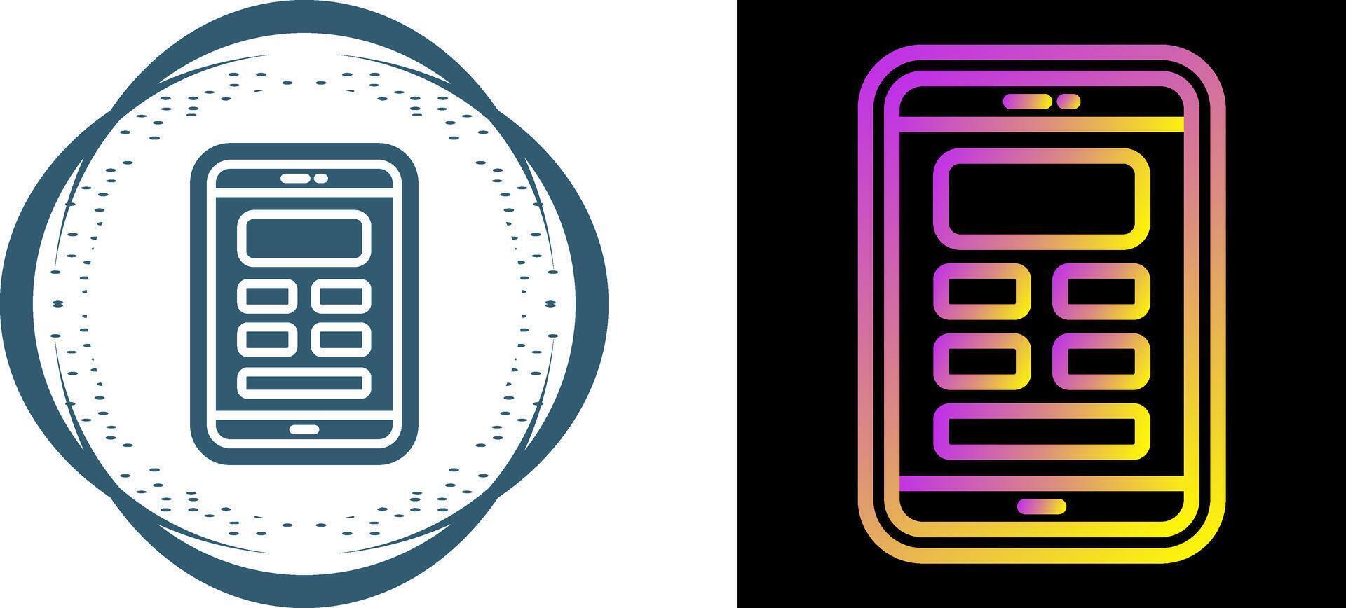 Mobile Design Vector Icon