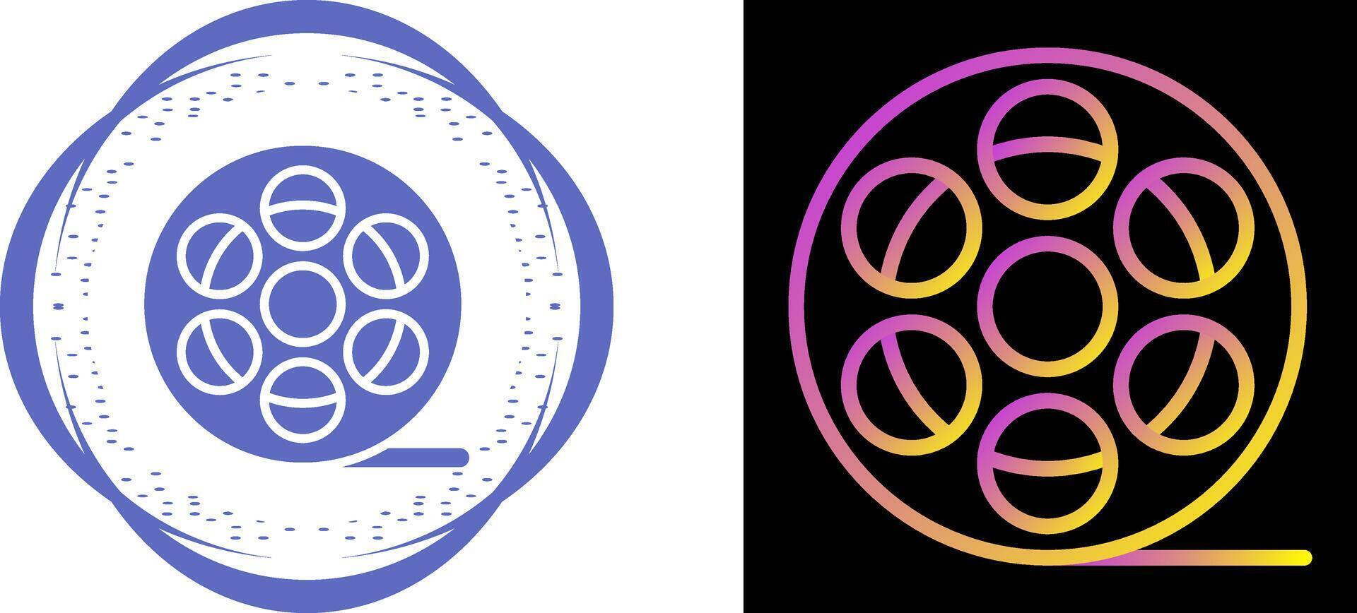 Film Reel Vector Icon