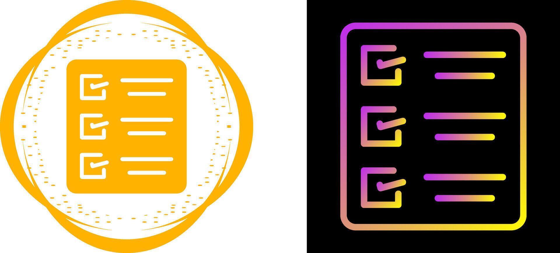Task list Vector Icon