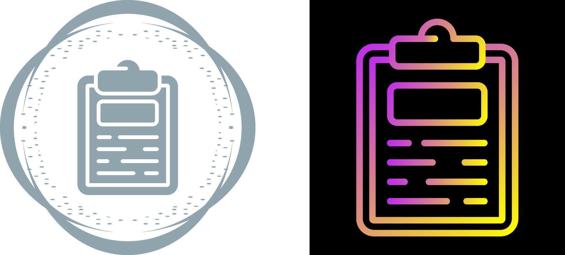 Clipboard Vector Icon
