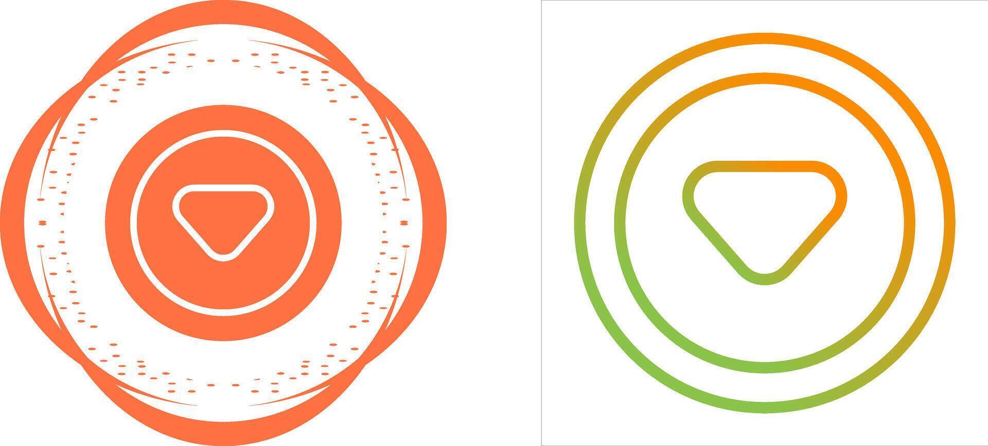 Caret Down Vector Icon