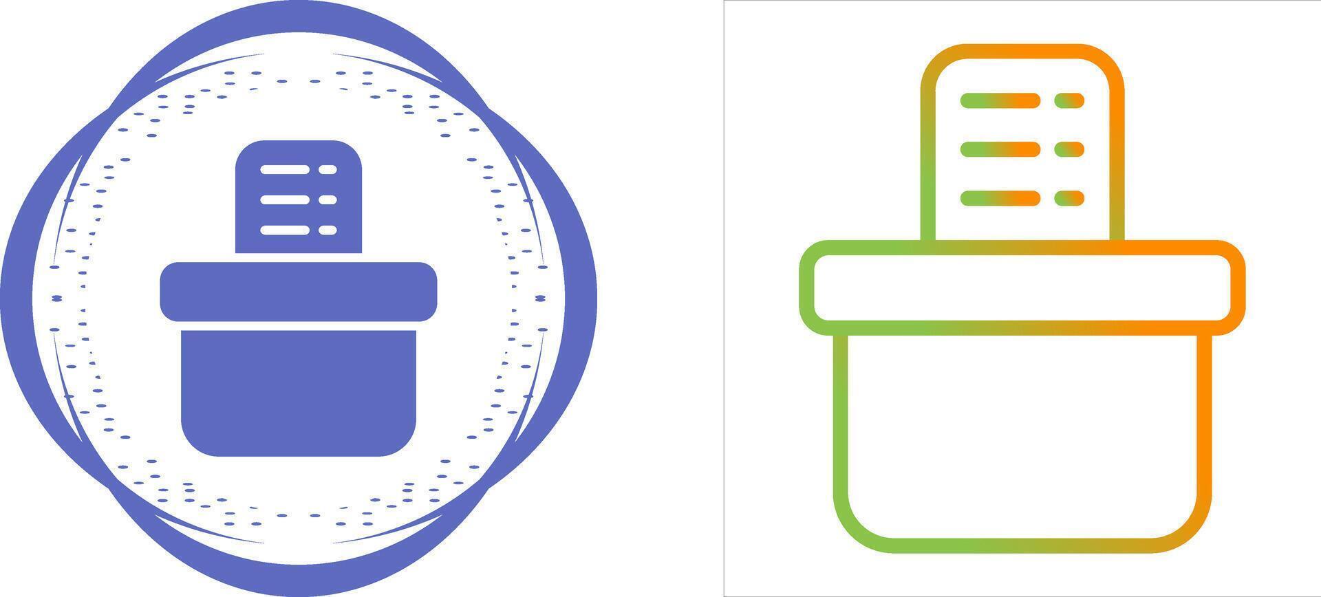 Ballot Vector Icon