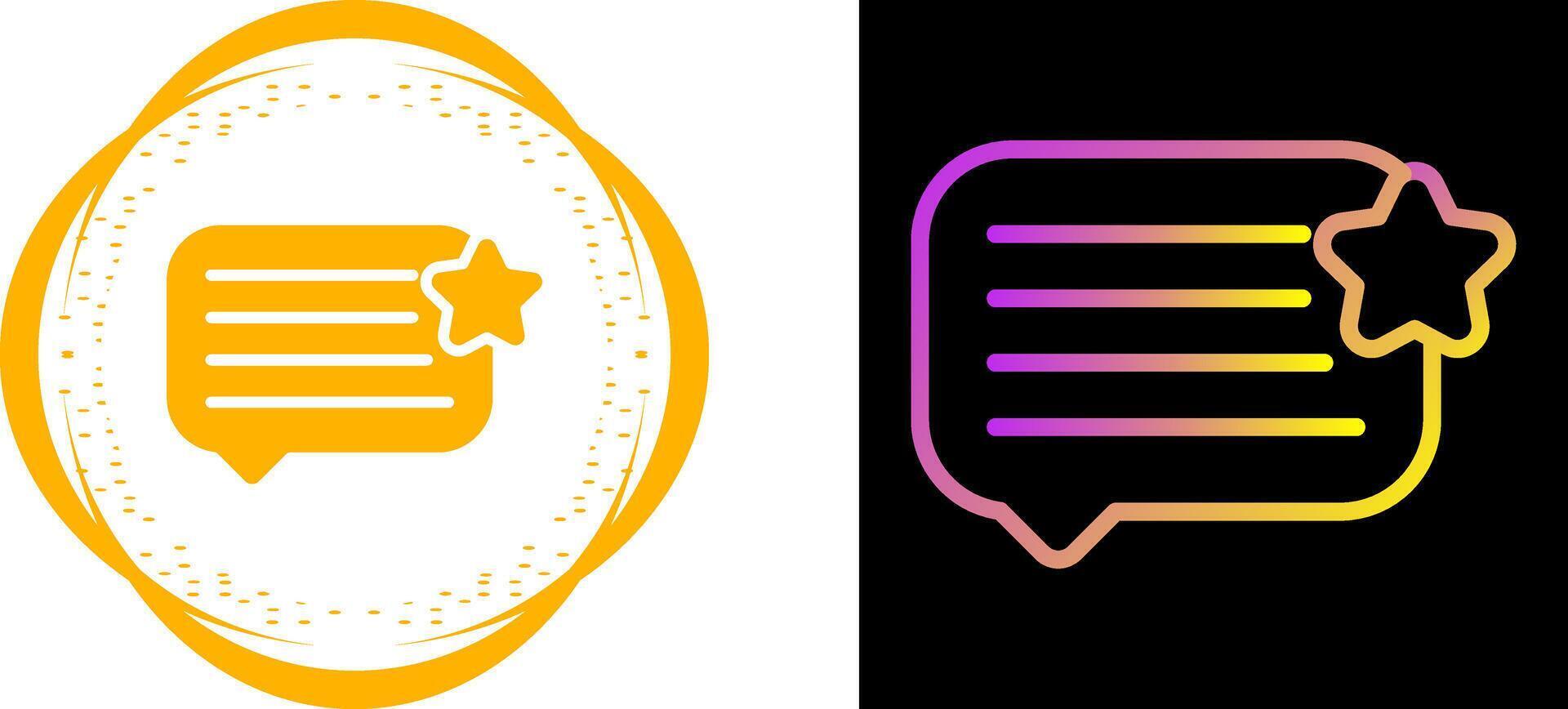 Feedback Vector Icon